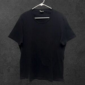 Vintage 90s Calvin Klein Black Plain Single Stitch T-Shirt // XL